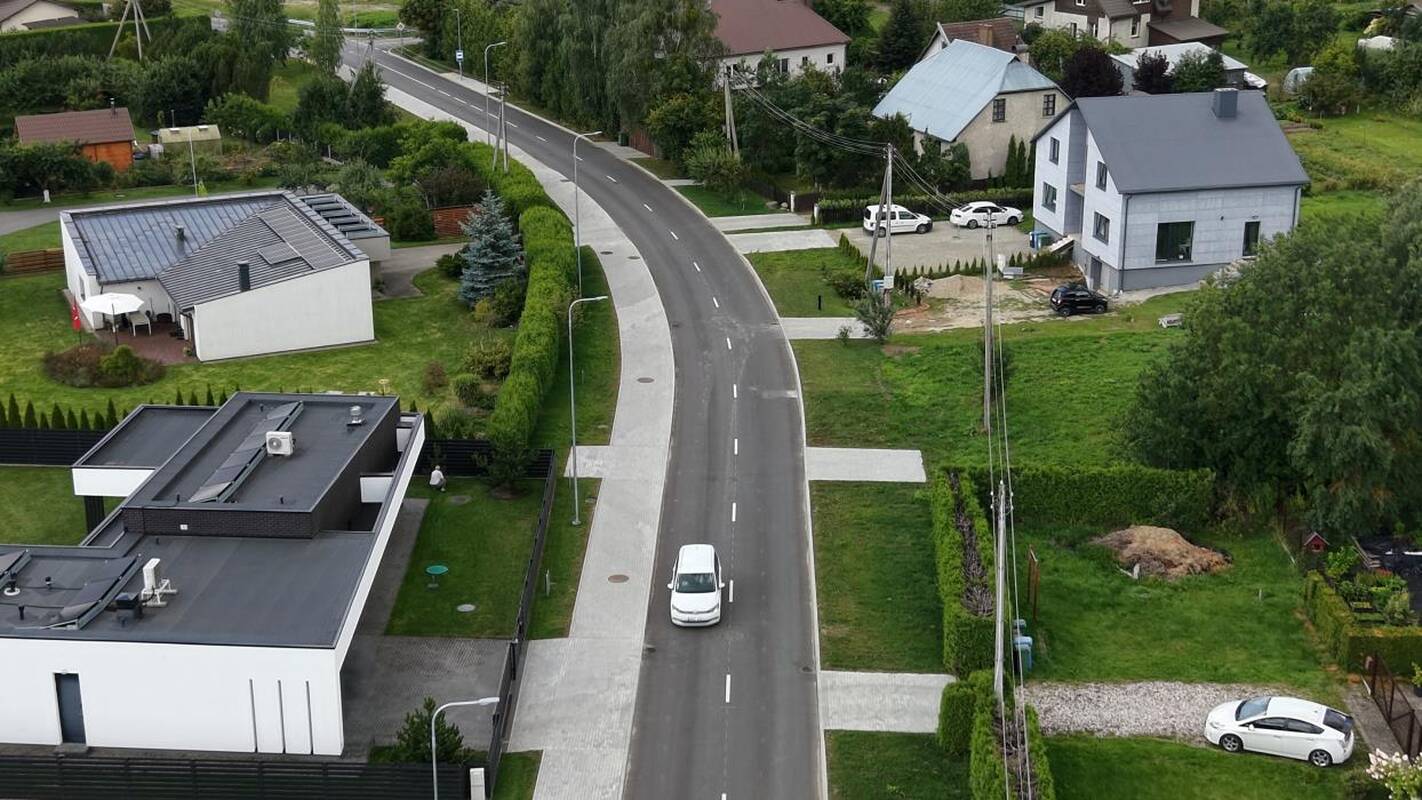 Investicija: Dobilų gatvės kapitalinis remontas kainavo 1,3 mln. eurų.