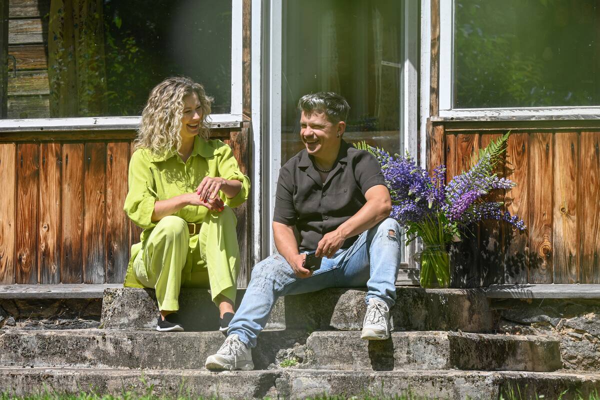 Ramybė: sodyboje Zarasų rajone Renata ir Devis praleido daugiausia šios vasaros laiko.