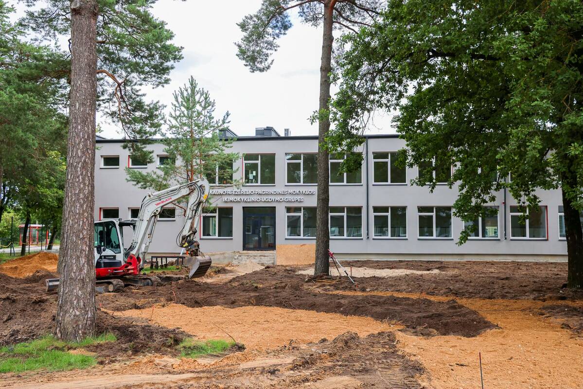 Transformacija: Ežerėlyje modernizuojama pagrindinė mokykla: jos patalpos pritaikomos darželio veiklai.
