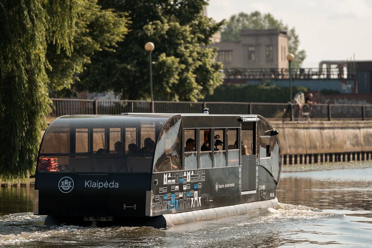 
<span>Romantiškiausia vasaros kelionė Klaipėdoje – elektriniu vandens autobusu</span>
