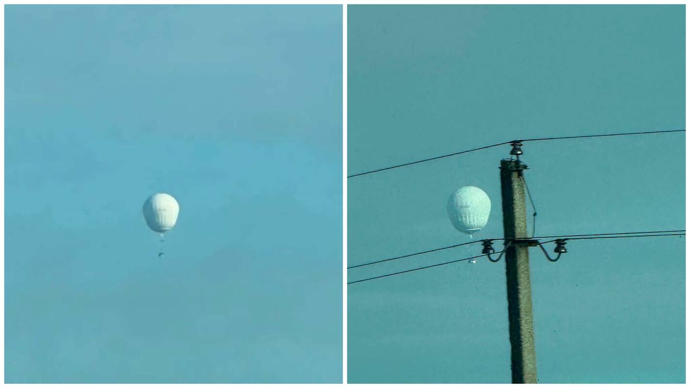 
<span>Dėl pastebėtų balionų kilo panika</span>
