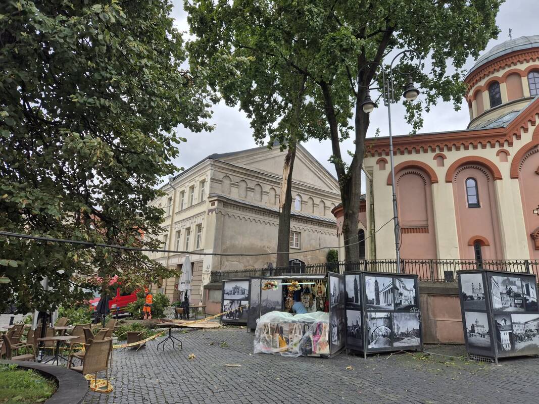 Sostinėje praūžė stipri audra