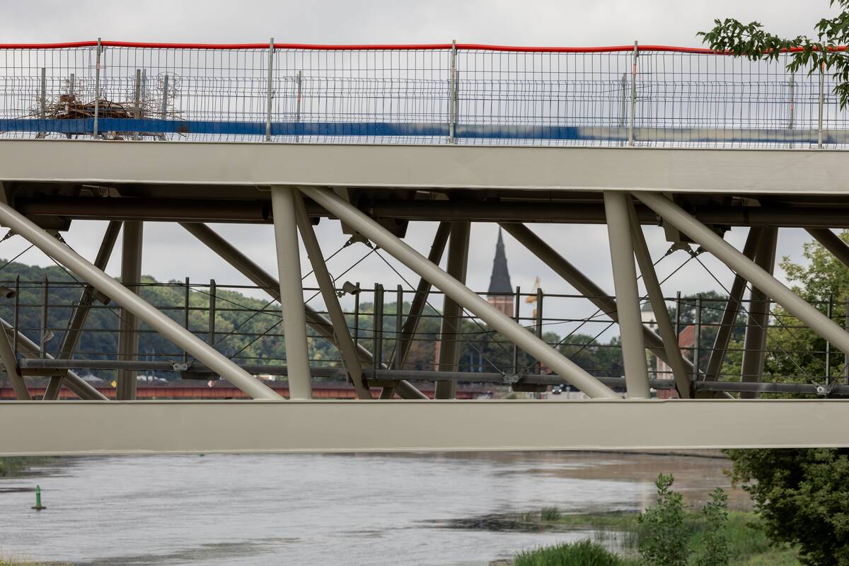 Tilto iš Fredos į Nemuno salą statybos