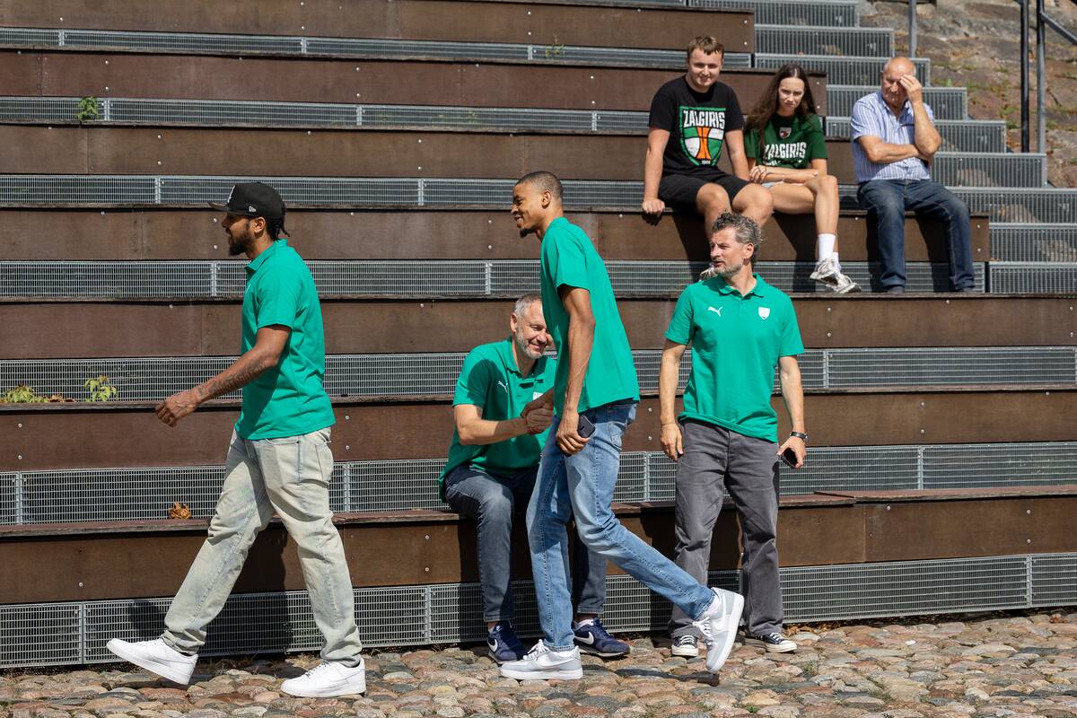 Kauno „Žalgirio“ komandą supažindino su gelbėtojų darbu