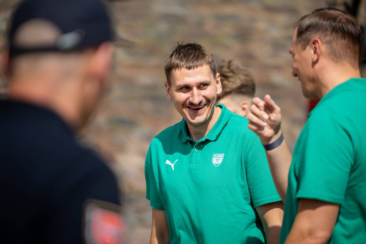 Kauno „Žalgirio“ komandą supažindino su gelbėtojų darbu
