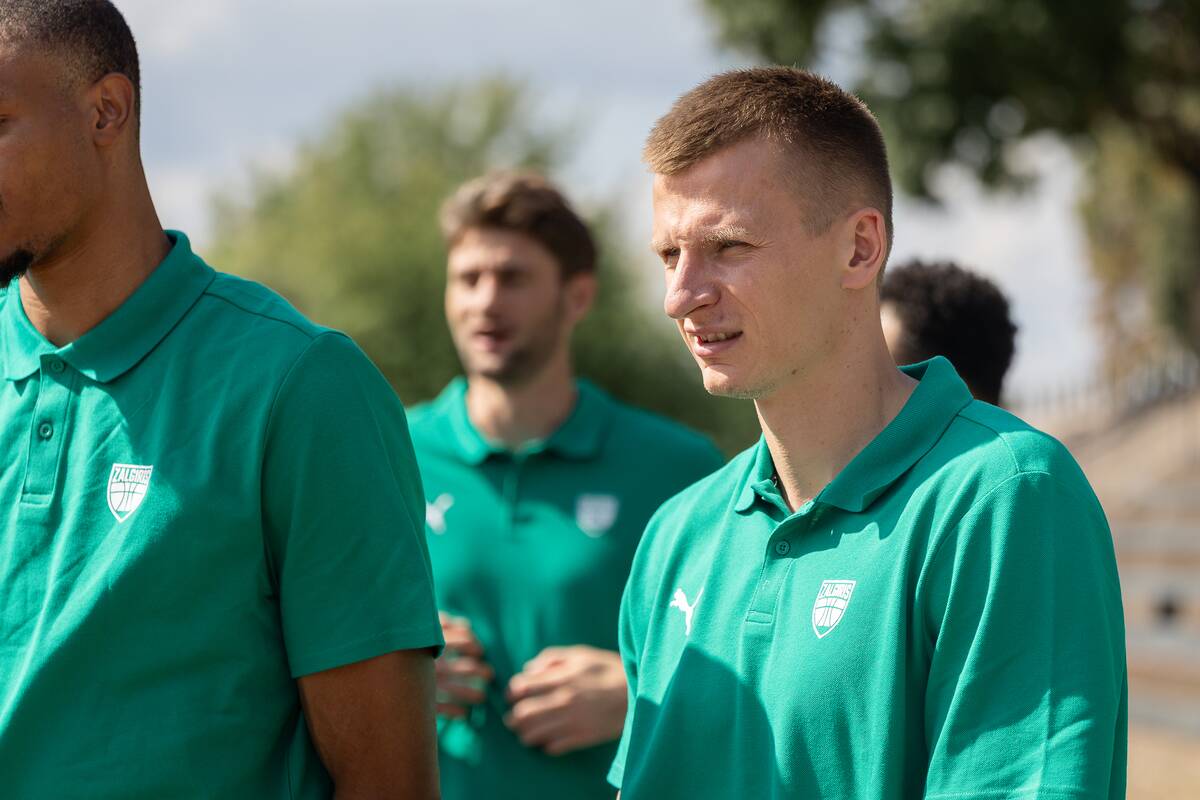 Kauno „Žalgirio“ komandą supažindino su gelbėtojų darbu