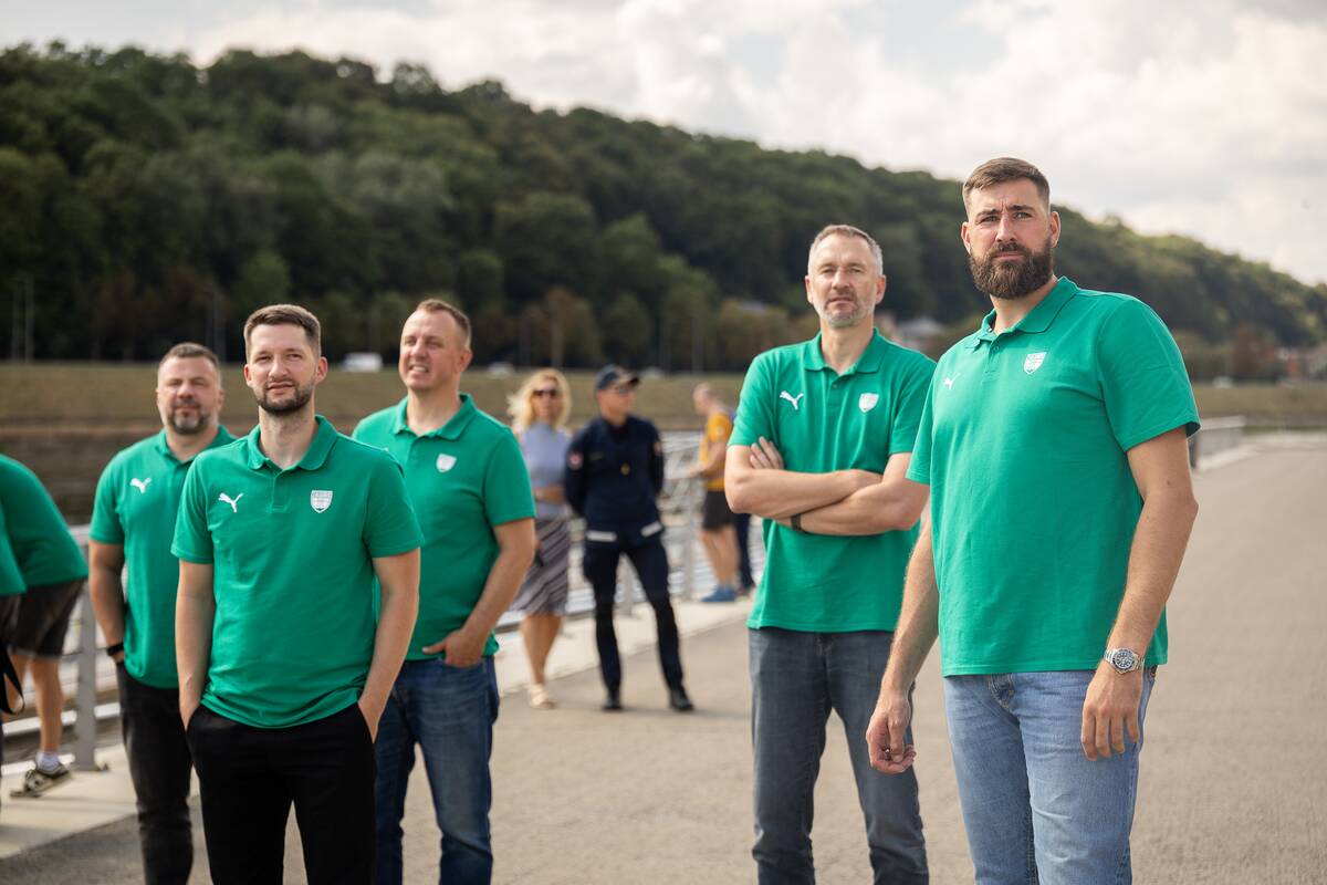 Kauno „Žalgirio“ komandą supažindino su gelbėtojų darbu