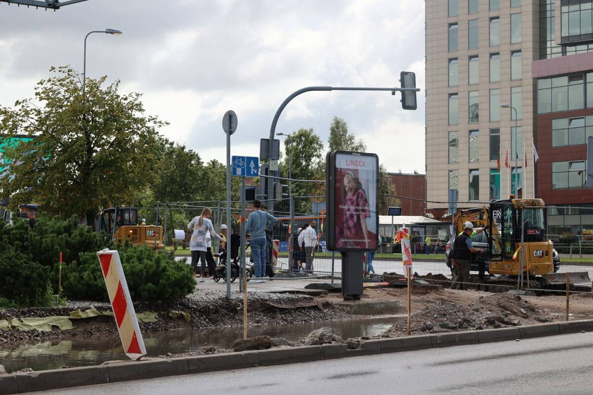 Situacija: remonto darbai Taikos pr. dar kurį laiką reikalaus klaipėdiečių kantrybės.