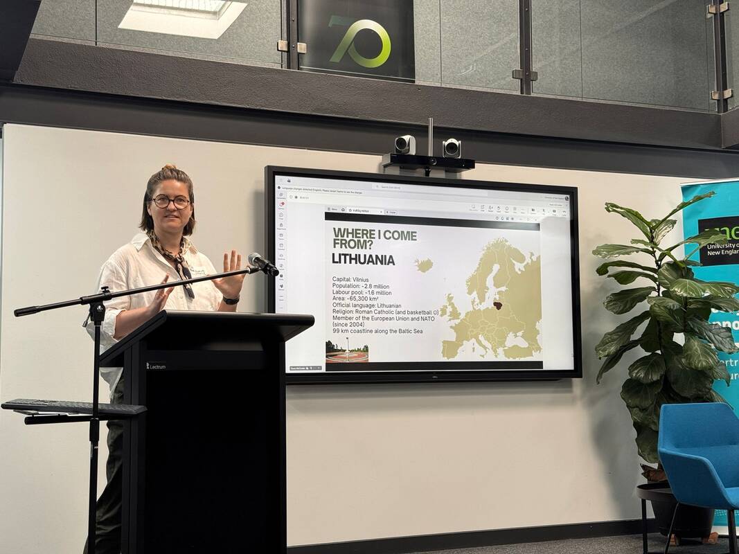 Patirtis: mėnesį trukusios „Erasmus+“ mokslinės stažuotės Australijoje įžvalgas Kuršių nerijos valdyseną analizuojanti politikos mokslų doktorantė E. Stonkė ketina pritaikyti savo disertacijoje.
