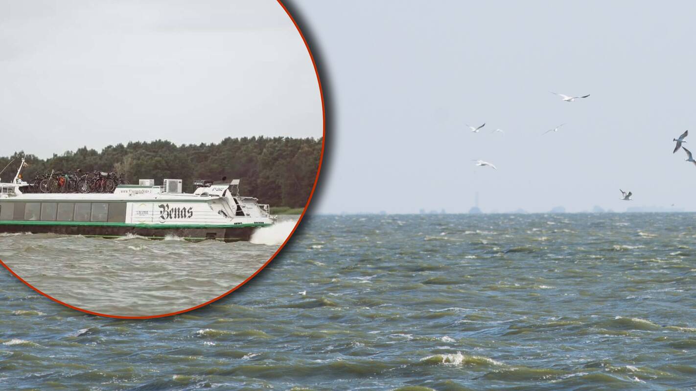 
<span>Kuršių mariose ant seklumos užplaukė keleivinis laivas</span>
