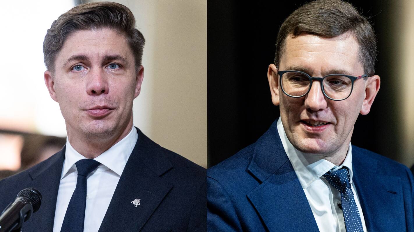 Mindaugas Sinkevičius (kairėje) ir Kristenas Michalas