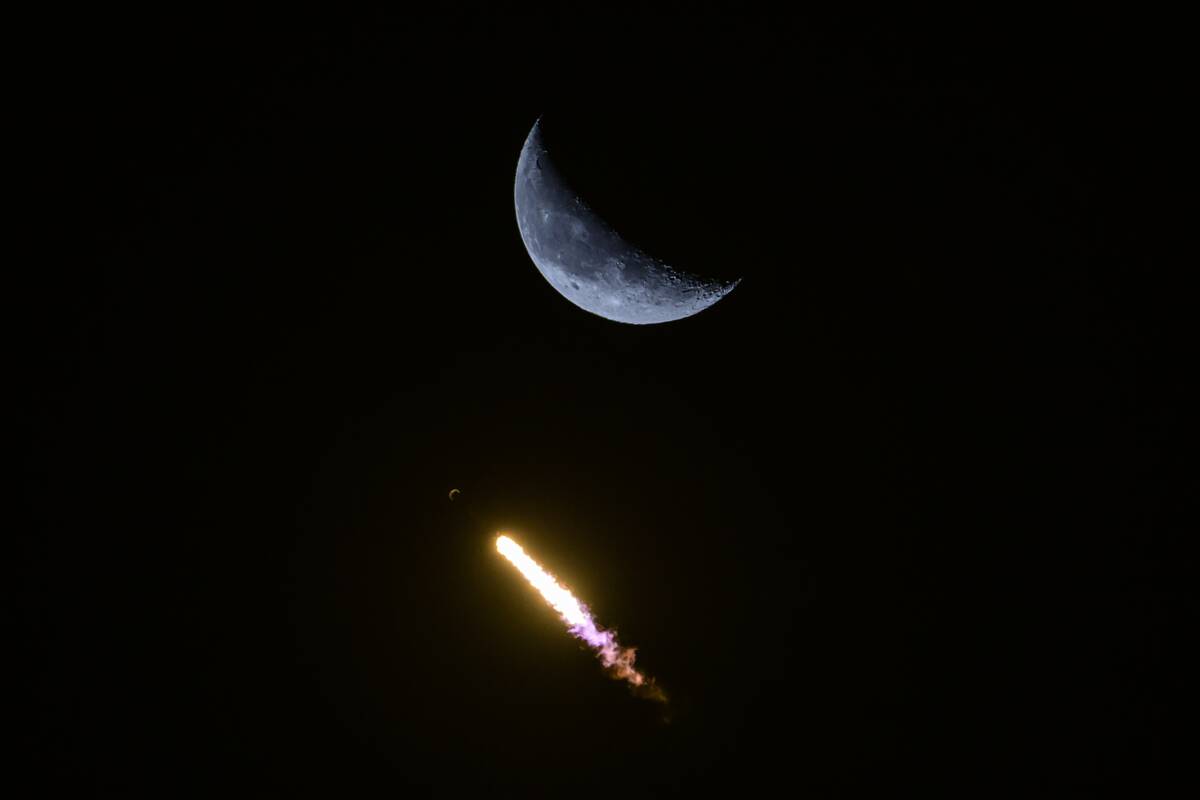 
<span>Manoma, kad į Mėnulį rėžėsi „SpaceX“ raketos pakopa</span>
