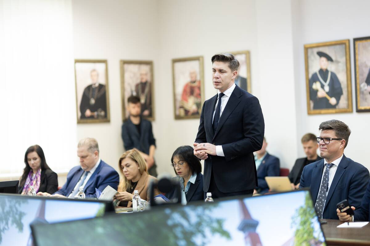 Vyriausybės nariai lankėsi Klaipėdos universitete