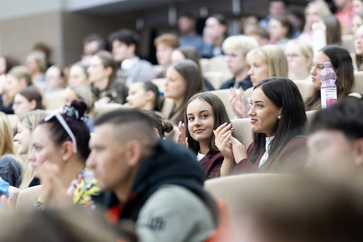 Vyriausybės nariai lankėsi Klaipėdos universitete