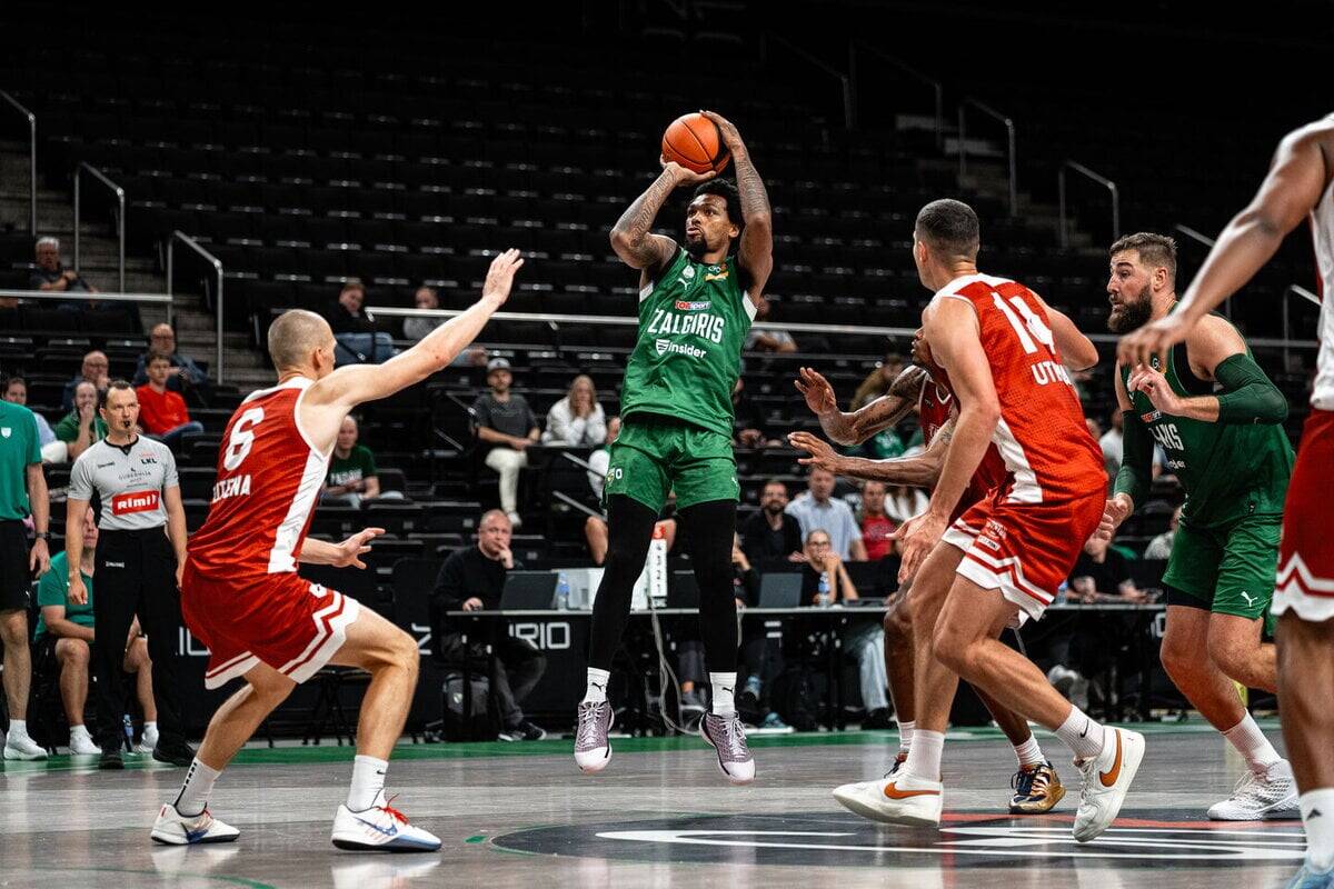 Kontrolinės krepšinio rungtynės: Kauno „Žalgiris“ – Utenos „Juventus“ 82:77