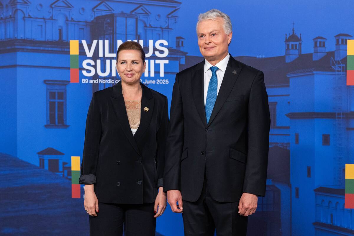 Gitanas Nausėda ir Mette Frederiksen