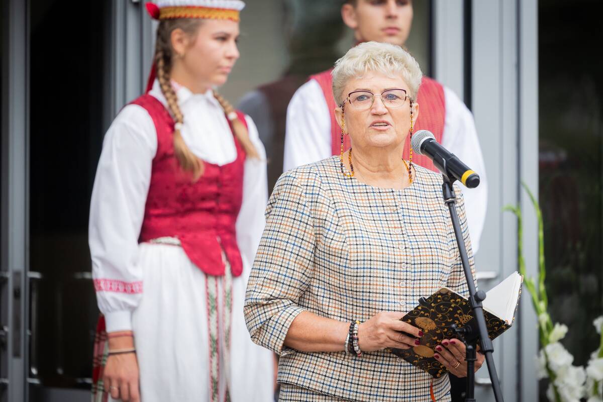 Maišiagalos LDK Algirdo gimnazijos Rugsėjo 1-oji su prezidentu