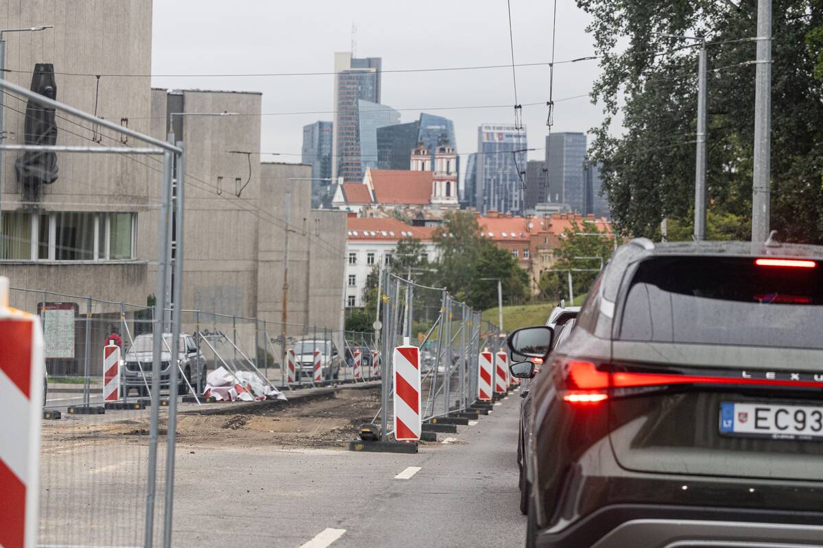 Vilniuje fiksuotos milžiniškos spūstys