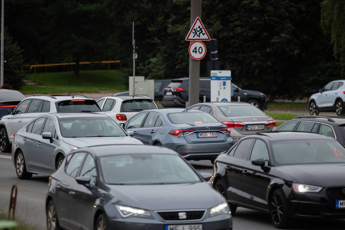 Vilniuje fiksuotos milžiniškos spūstys