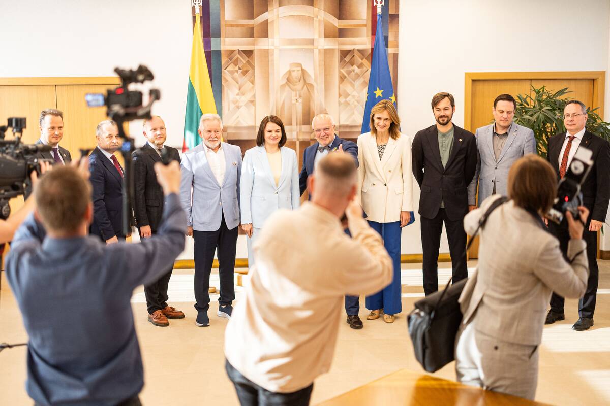 Juozas Olekas susitiko su Sviatlana Cichanouskaja