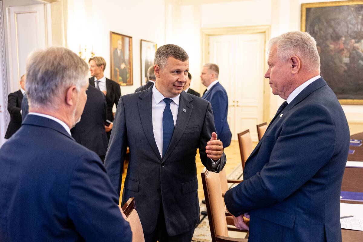 Pasitarimas dėl audros padarinių Prezidentūroje