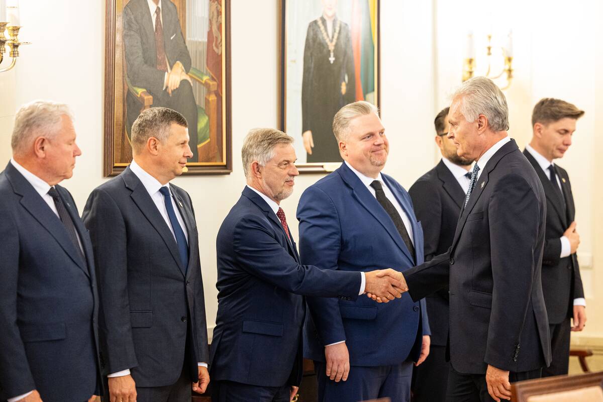 Pasitarimas dėl audros padarinių Prezidentūroje
