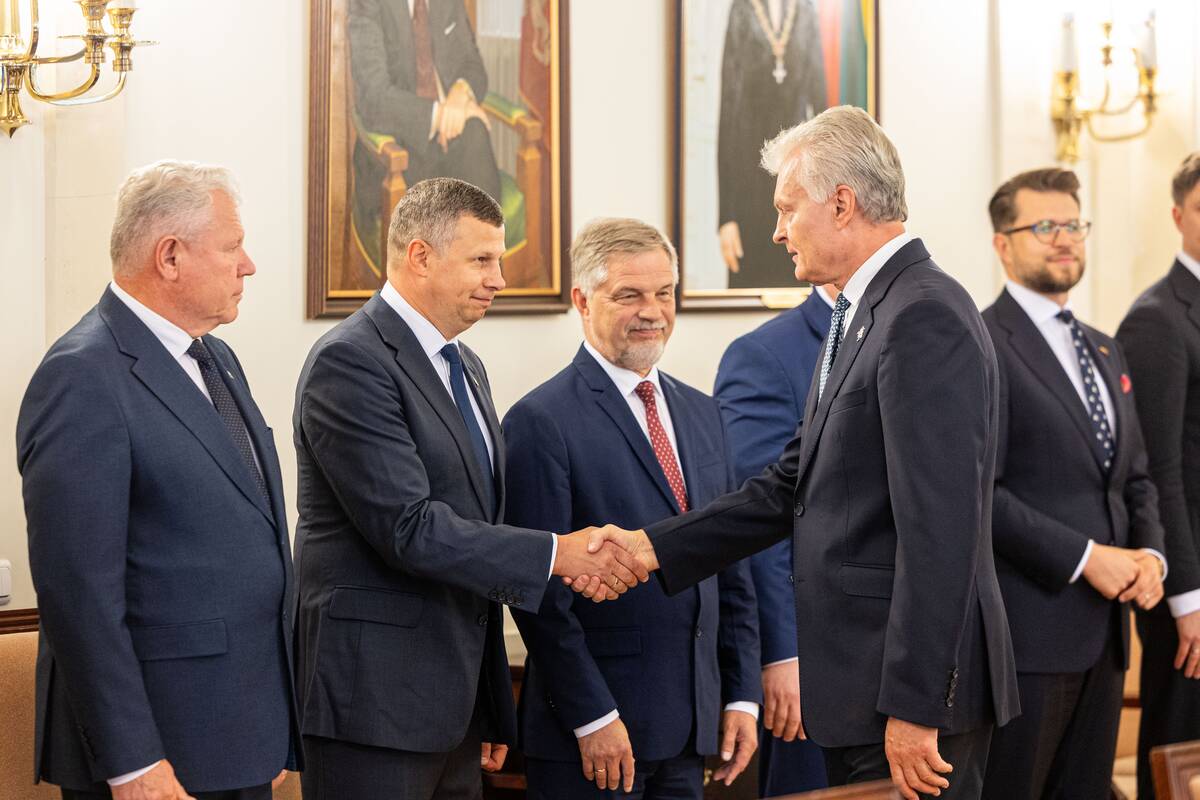 Pasitarimas dėl audros padarinių Prezidentūroje