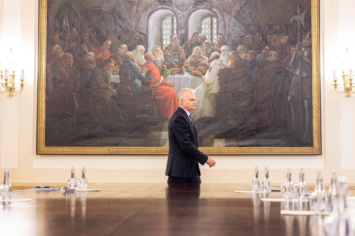 Pasitarimas dėl audros padarinių Prezidentūroje