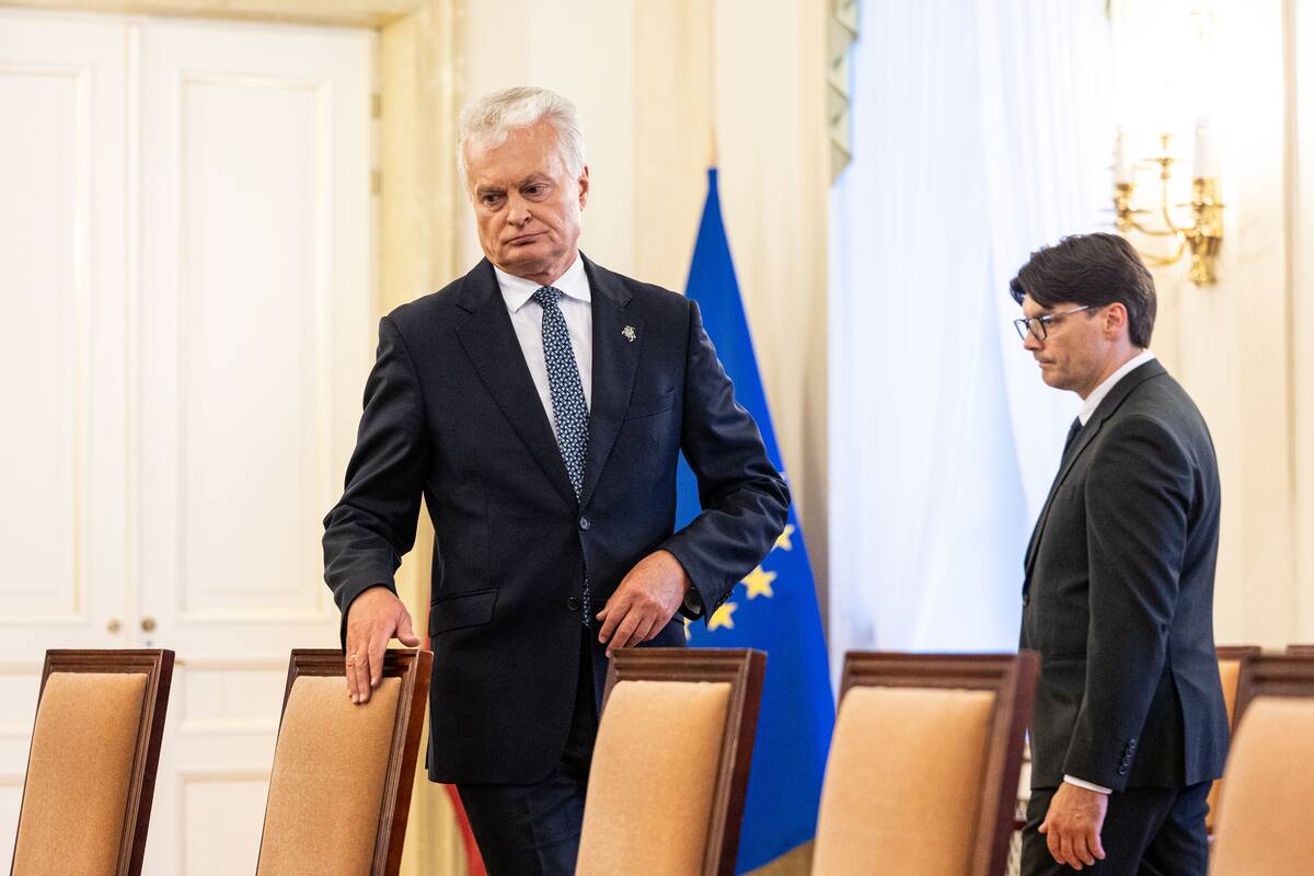 Pasitarimas dėl audros padarinių Prezidentūroje