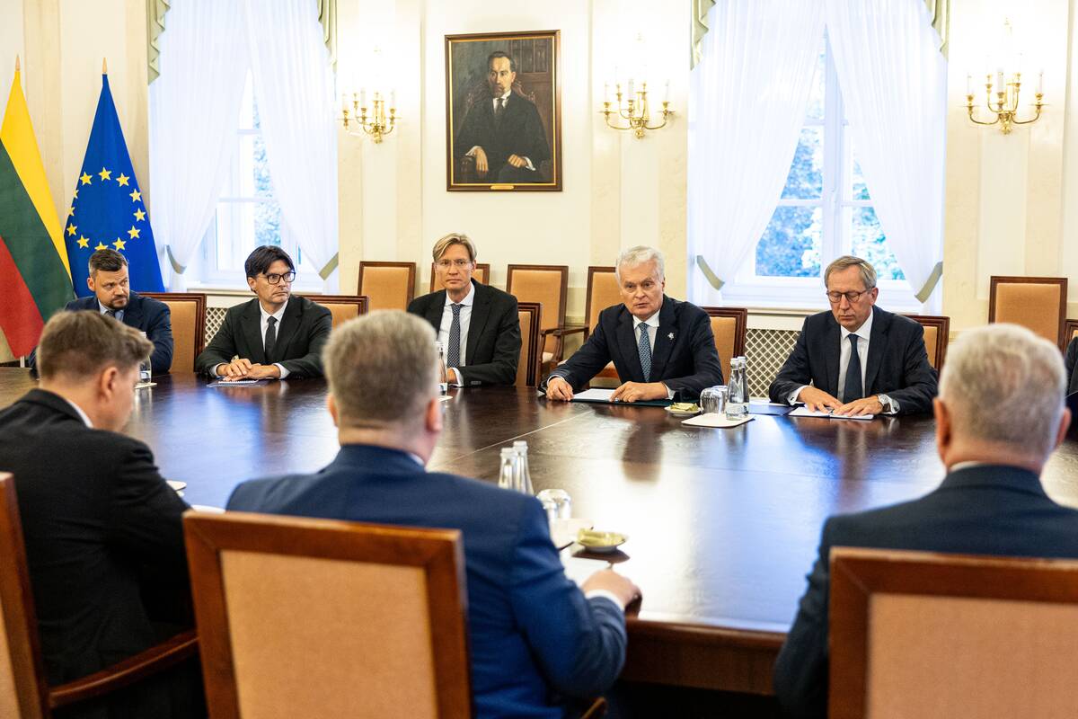 Pasitarimas dėl audros padarinių Prezidentūroje