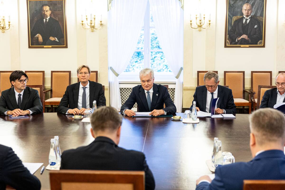 Pasitarimas dėl audros padarinių Prezidentūroje