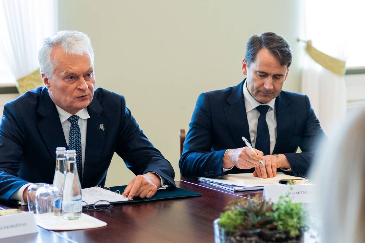 Prezidentas ir premjeras susitiko su Kaja Kallas