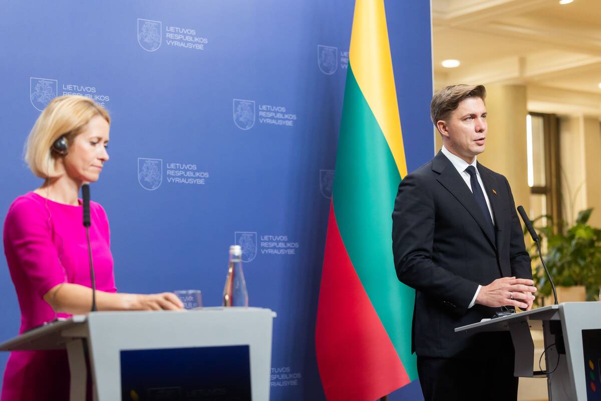 Prezidentas ir premjeras susitiko su Kaja Kallas