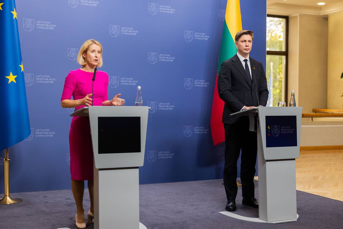 Prezidentas ir premjeras susitiko su Kaja Kallas