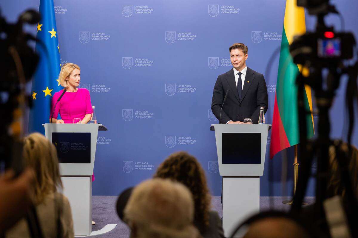 Prezidentas ir premjeras susitiko su Kaja Kallas