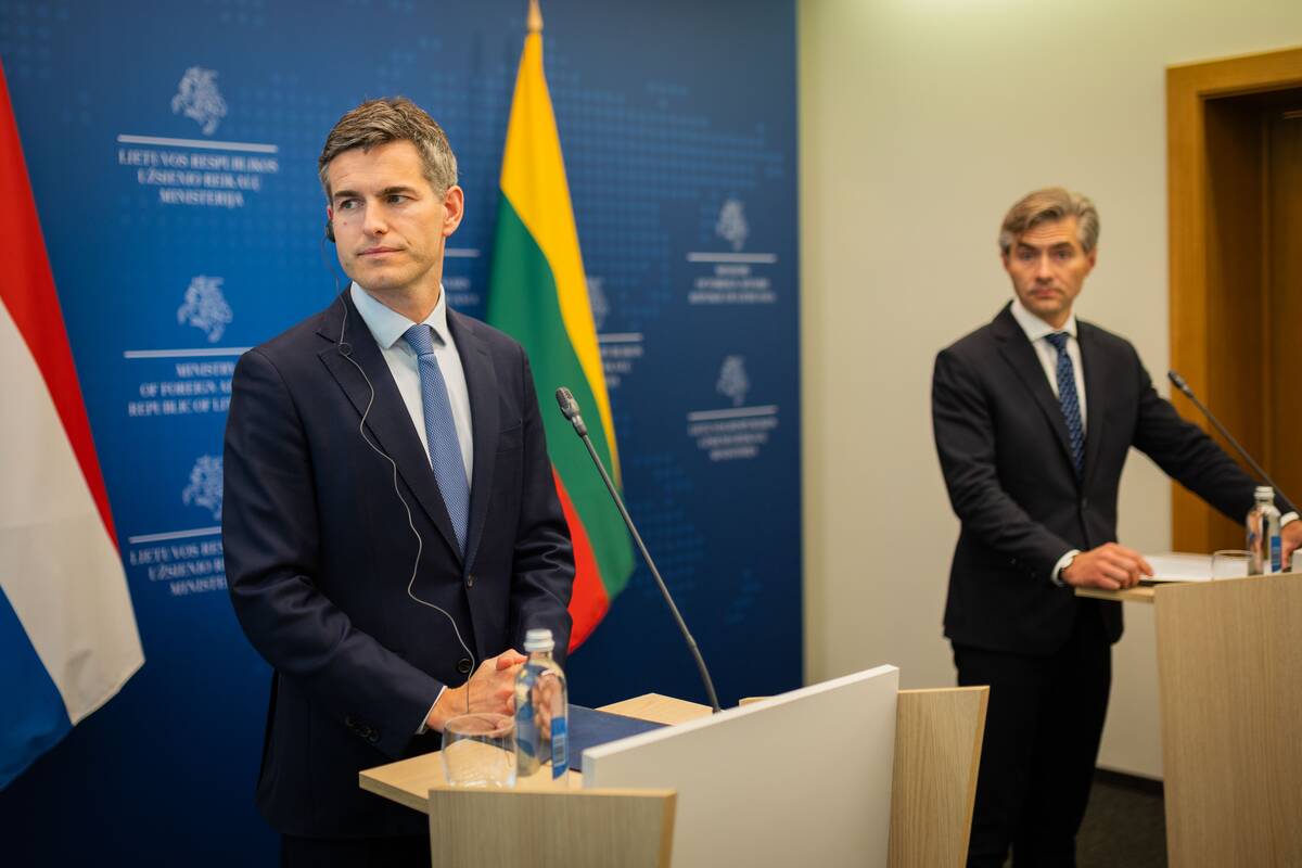 Tomas Berendsenas (kairėje) ir Kęstutis Budrys