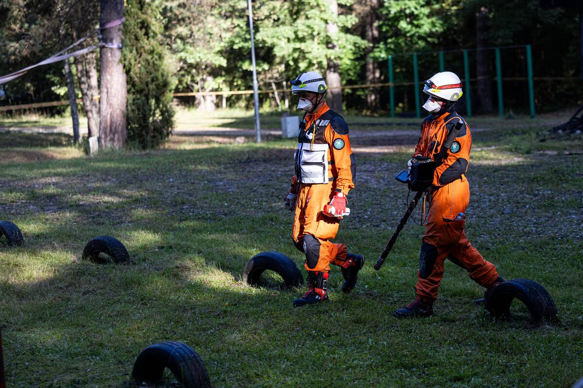 Tarptautinės pagalbos teikimo komandos pratybos