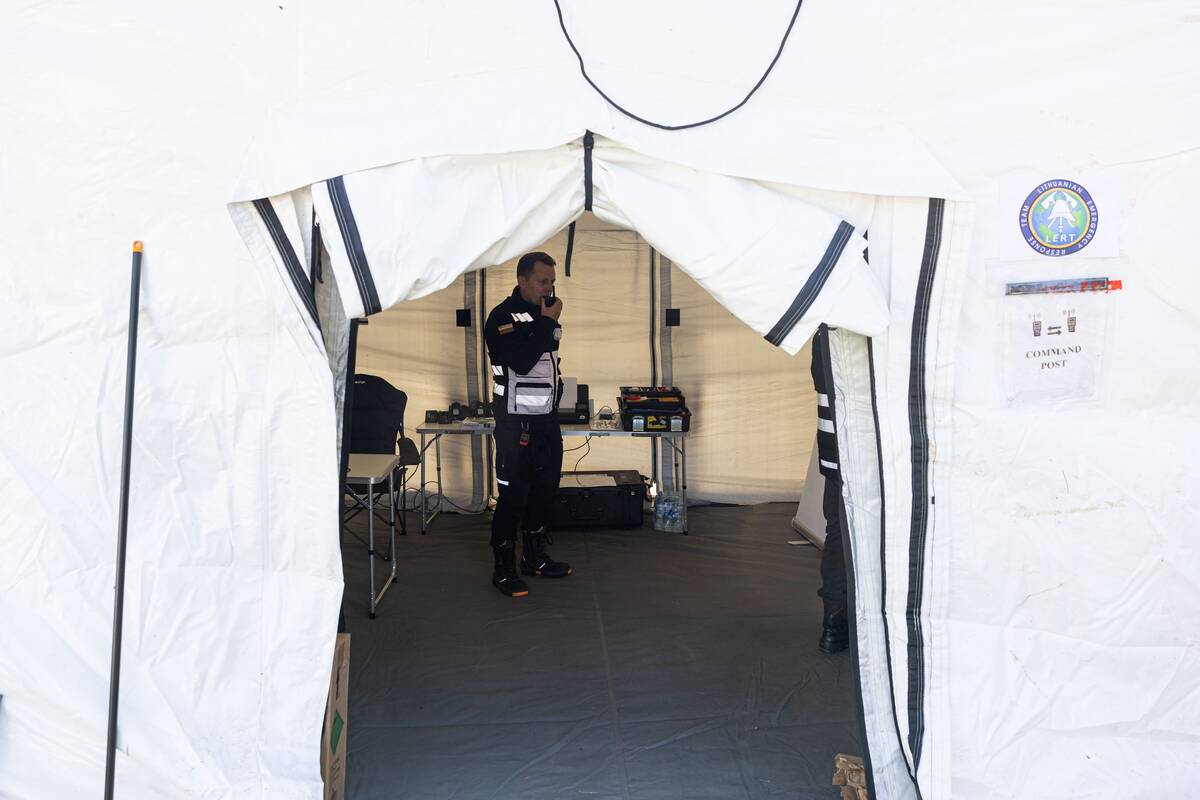 Tarptautinės pagalbos teikimo komandos pratybos