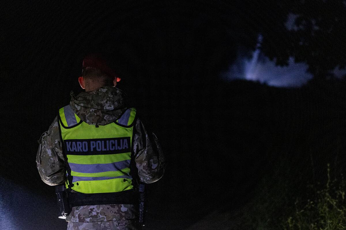 Karo policija Pratkūnų apylinkėse ieško drono
