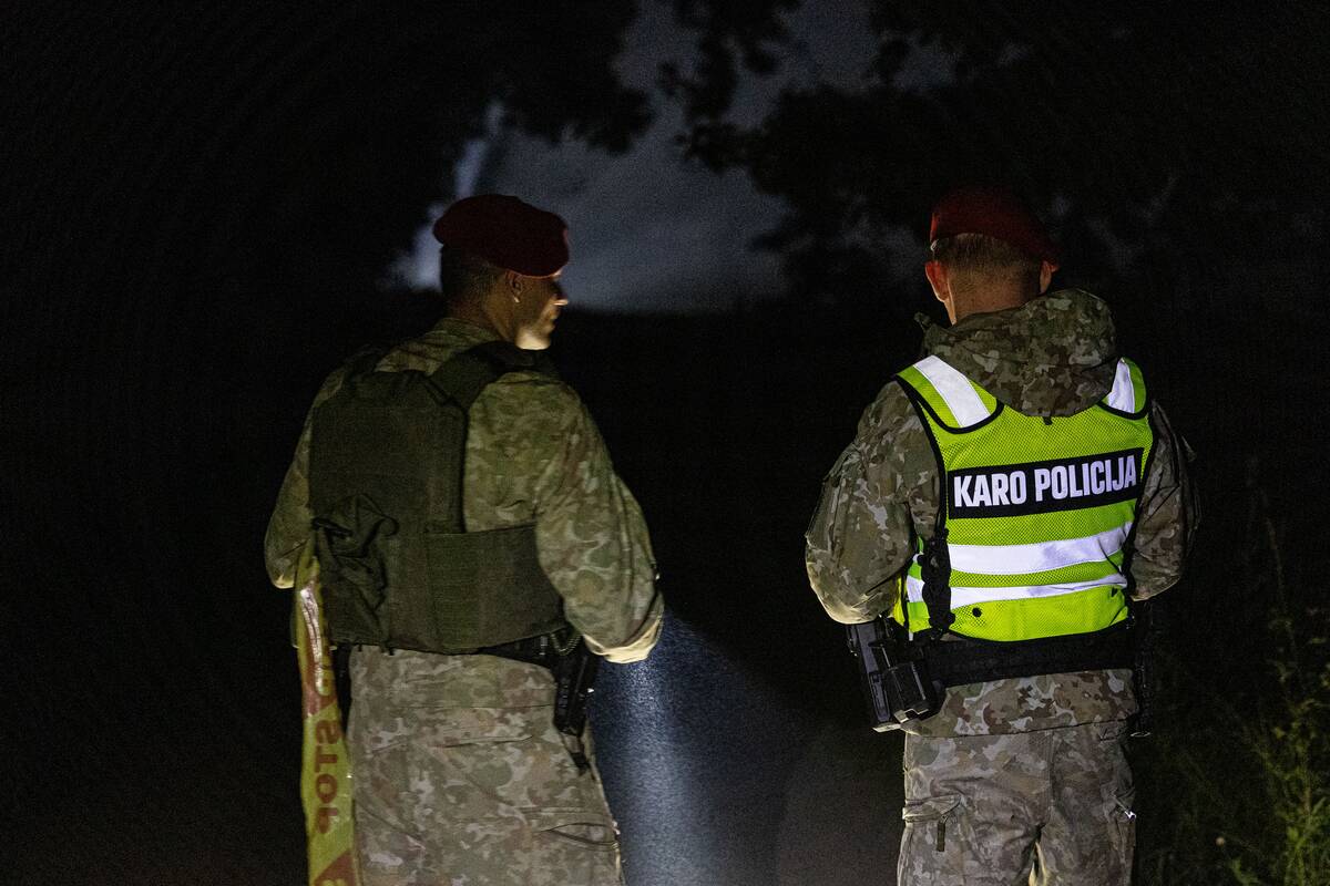 Karo policija Pratkūnų apylinkėse ieško drono