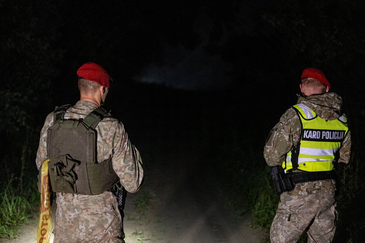 Karo policija Pratkūnų apylinkėse ieško drono