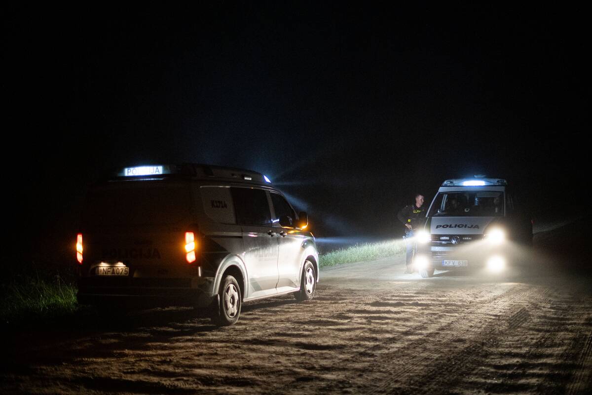 Karo policija Pratkūnų apylinkėse ieško drono