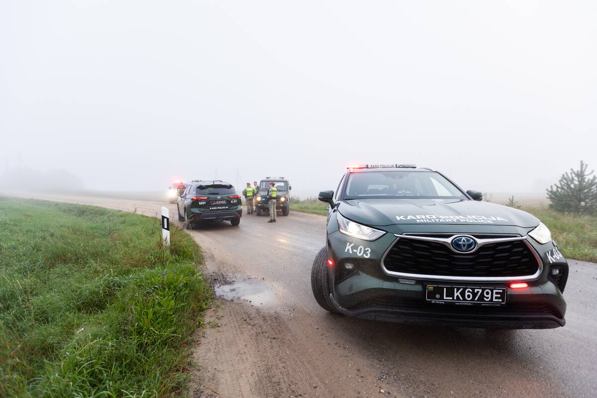 Rytas po drono numušimo: budi policijos pajėgos
