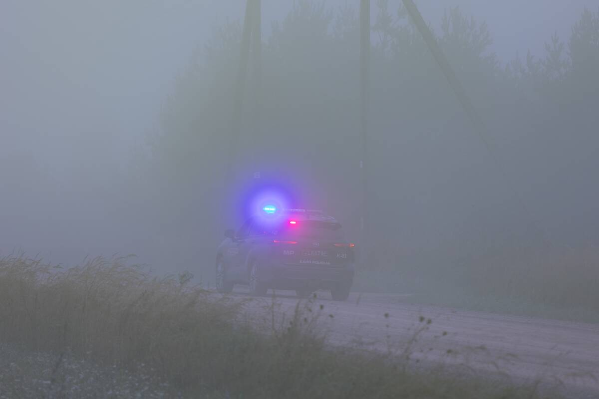 Rytas po drono numušimo: budi policijos pajėgos