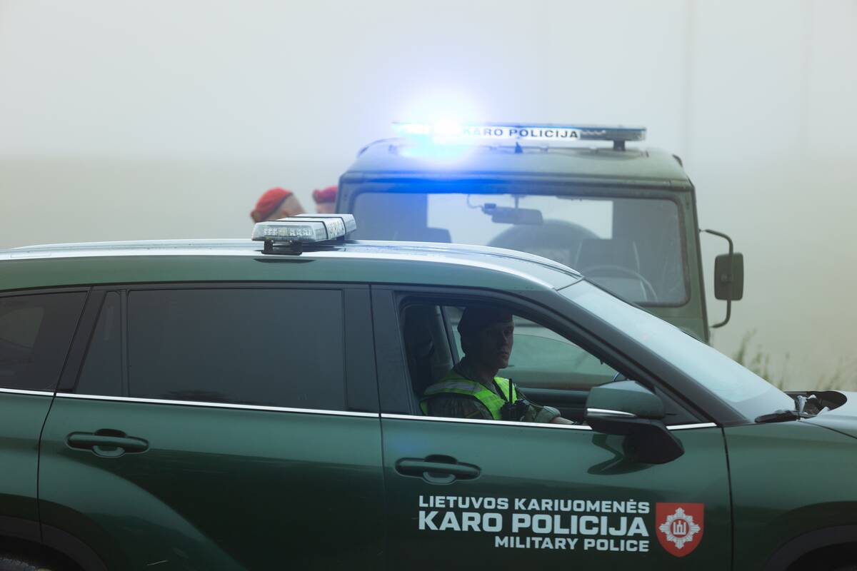 Rytas po drono numušimo: budi policijos pajėgos