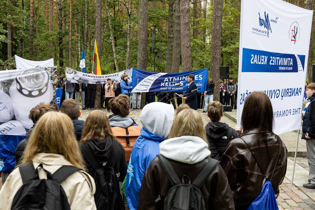 Holokausto aukų pagerbimo ceremonija ir „Atminties kelio“ eisena