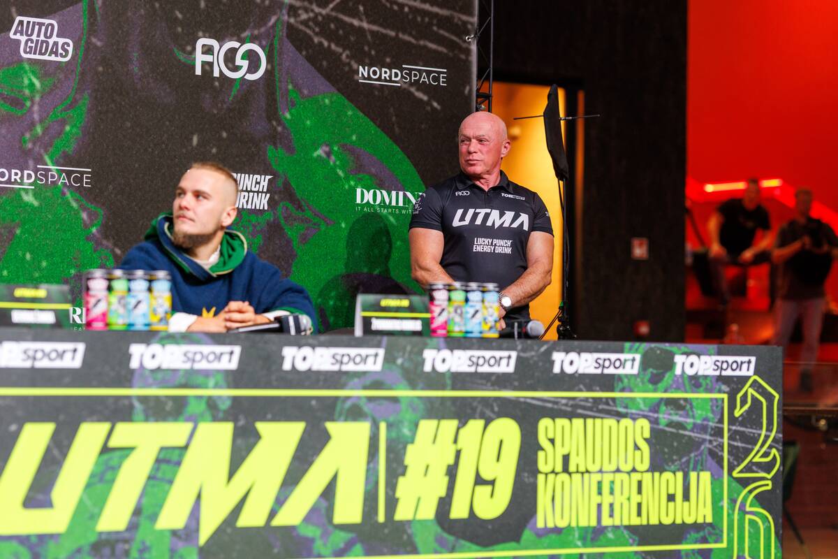 „UTMA 19“ spaudos konferencija
