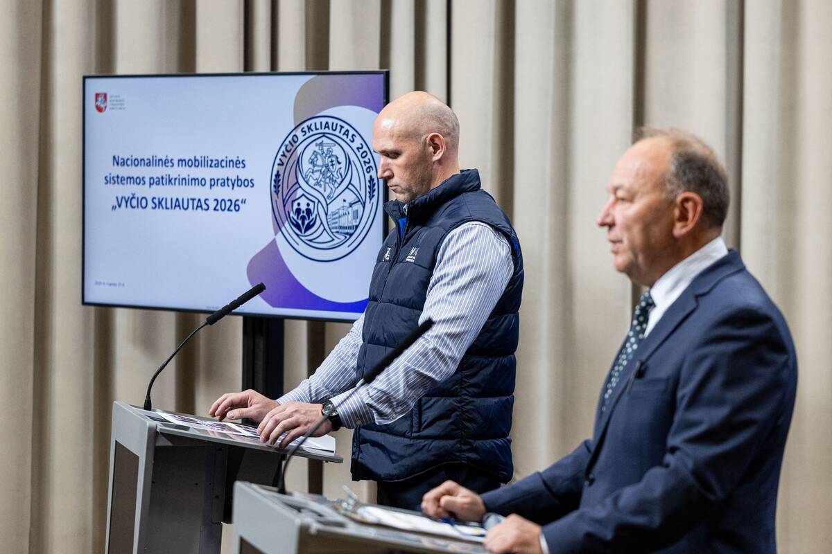 Pratybų „Vyčio skliautas 2026“ pristatymas