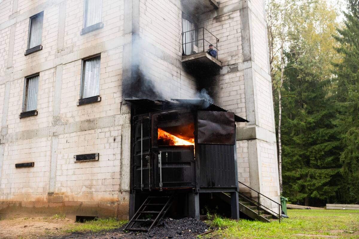 Priešgaisrinės apsaugos ir gelbėjimo departamento praktinės civilinės saugos pratybos