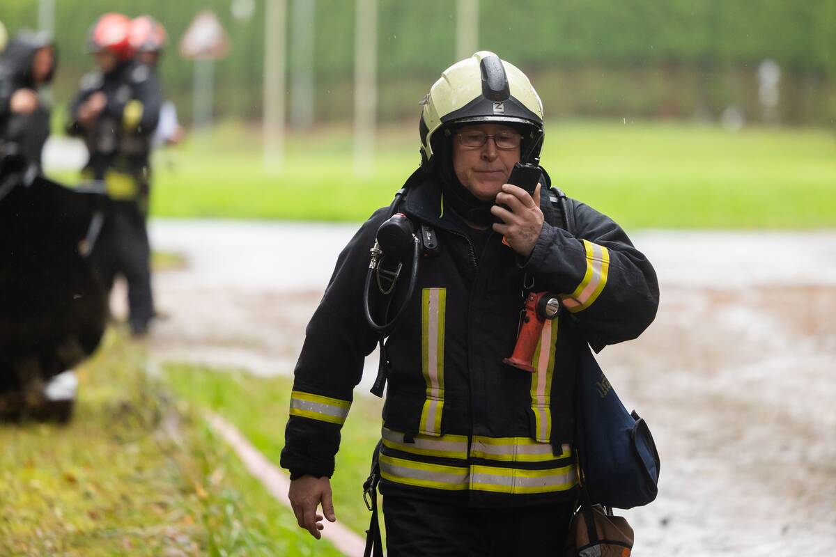 Priešgaisrinės apsaugos ir gelbėjimo departamento praktinės civilinės saugos pratybos